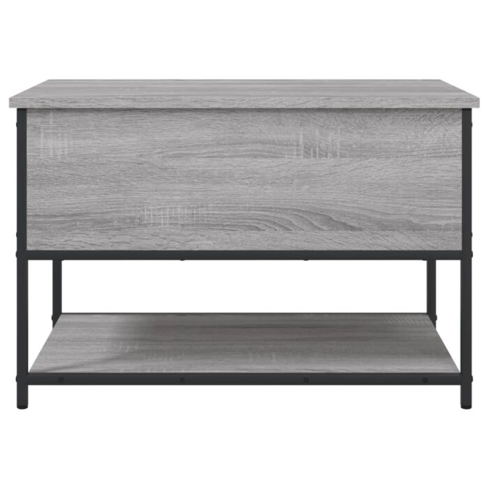 Banc de rangement sonoma gris 70x42,5x47 cm bois d'ingénierie – Image 5