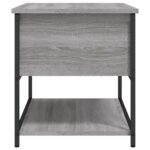 Banc de rangement sonoma gris 70x42,5x47 cm bois d'ingénierie – Image 6