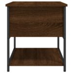Banc de rangement chêne marron 70x42,5x47 cm bois d'ingénierie – Image 6