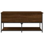Banc de rangement chêne marron 100x42,5x47 cm bois d'ingénierie – Image 5