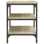 Banc à chaussures chêne sonoma 70x38,5x49 cm bois d'ingénierie – Image 4