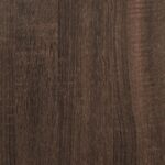 Table console chêne marron 100x32x75 cm bois d'ingénierie – Image 7