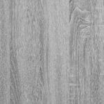 Table console sonoma gris 75x32x75 cm bois d'ingénierie – Image 7