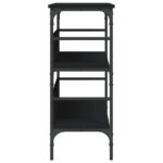 Table console noir 100x32x75 cm bois d'ingénierie – Image 4