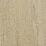 Table basse chêne sonoma 121x121x40 cm bois d'ingénierie – Image 7