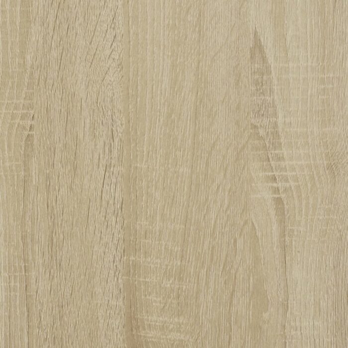 Table basse chêne sonoma 121x121x40 cm bois d'ingénierie – Image 7
