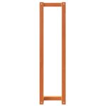 Porte-serviette marron cire 23x18x90 cm bois de pin massif – Image 3