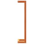 Porte-serviette marron cire 23x18x90 cm bois de pin massif – Image 4