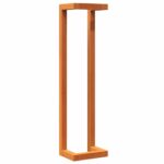 Porte-serviette marron cire 23x18x90 cm bois de pin massif – Image 5