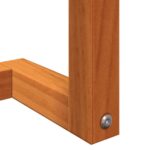 Porte-serviette marron cire 23x18x90 cm bois de pin massif – Image 6