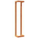 Porte-serviette marron cire 23x18x110 cm bois de pin massif – Image 5