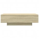 Table basse chêne sonoma 100x49,5x31 cm bois d'ingénierie – Image 2