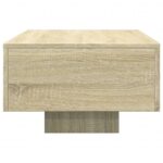 Table basse chêne sonoma 100x49,5x31 cm bois d'ingénierie – Image 3