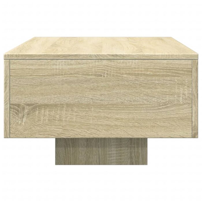 Table basse chêne sonoma 100x49,5x31 cm bois d'ingénierie – Image 3