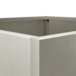 Jardinières 2 pcs argenté 49x47x46 cm acier inoxydable – Image 6