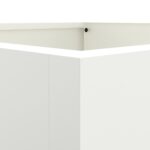 Jardinière blanc 42x38x75 cm acier – Image 5