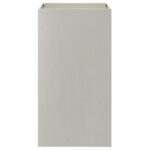 Jardinière argenté 42x38x75 cm acier inoxydable – Image 2