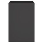 Jardinière noir 52x48x75 cm acier – Image 2