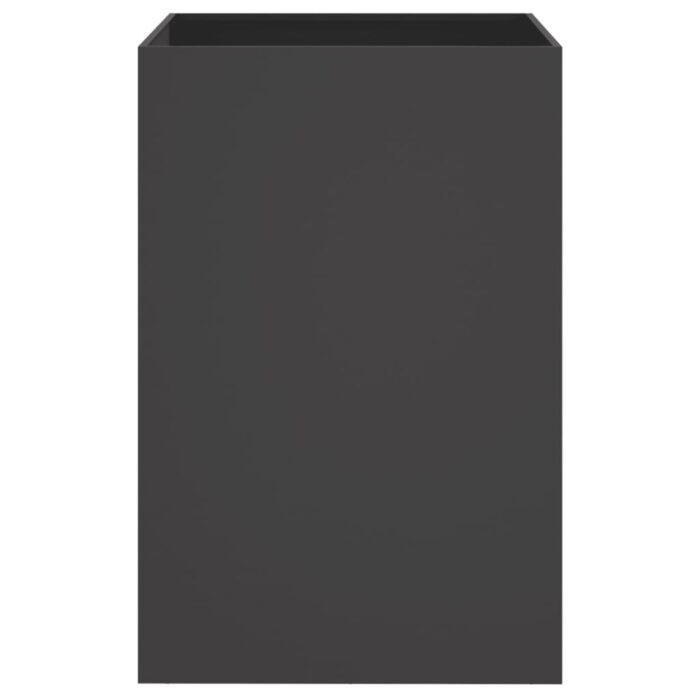 Jardinière noir 52x48x75 cm acier – Image 2