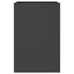 Jardinière noir 52x48x75 cm acier – Image 3
