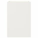 Jardinière blanc 52x48x75 cm acier – Image 3