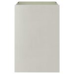 Jardinière argenté 52x48x75 cm acier inoxydable – Image 3