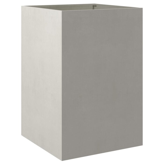 Jardinière argenté 52x48x75 cm acier inoxydable – Image 5