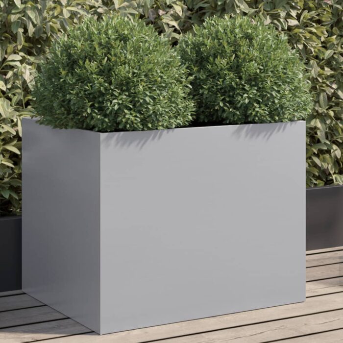 VXL8721012364646_m_en_hd_1.jpg Jardinière argenté 62x47x46 cm acier galvanisé – Image 1