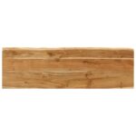 Banc avec bord vivant 105 cm bois d'acacia massif – Image 4