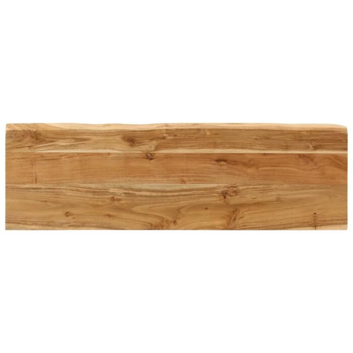 Banc avec bord vivant 105 cm bois d'acacia massif – Image 4