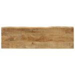 Banc avec bord vivant 105 cm bois de manguier massif – Image 4
