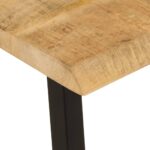Banc avec bord vivant 105 cm bois de manguier massif – Image 5