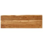 Banc avec bord vivant 105 cm bois d'acacia massif – Image 4
