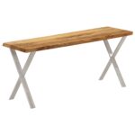 Banc avec bord vivant 105 cm bois d'acacia massif – Image 9