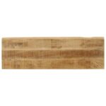 Banc avec bord vivant 105 cm bois de manguier massif – Image 4