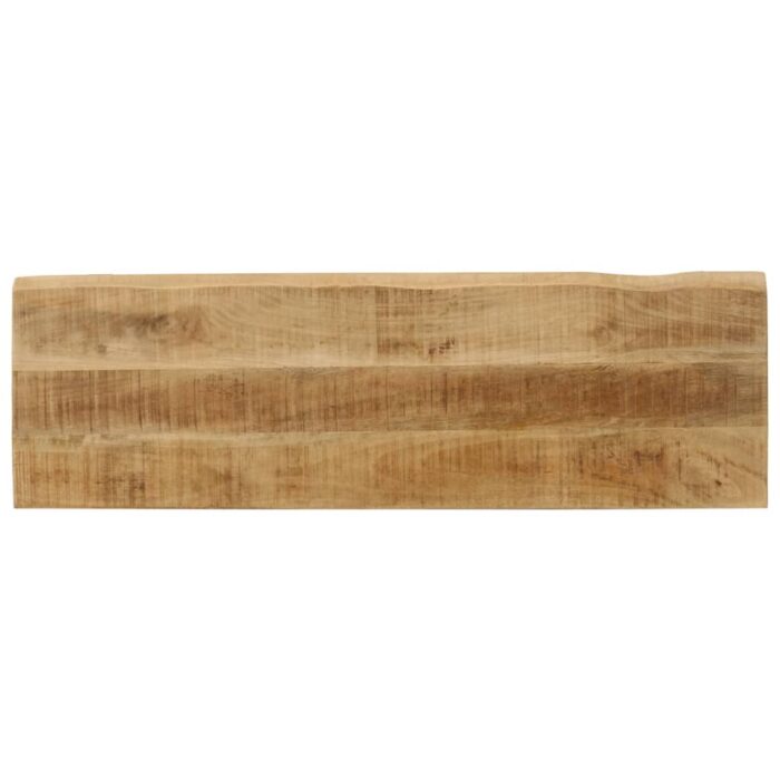 Banc avec bord vivant 105 cm bois de manguier massif – Image 4