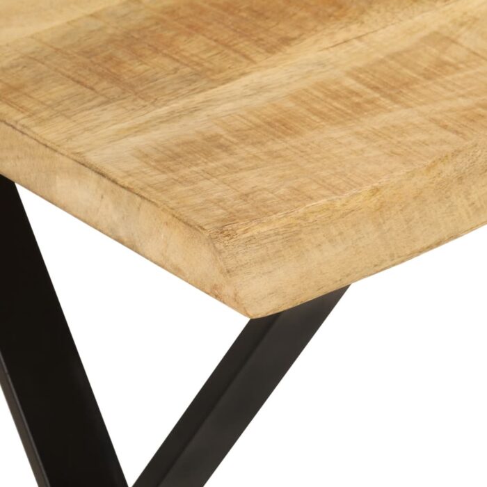 Banc avec bord vivant 105 cm bois de manguier massif – Image 5