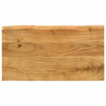 Tables gigognes 3 pcs avec bord vivant bois massif d'acacia – Image 5