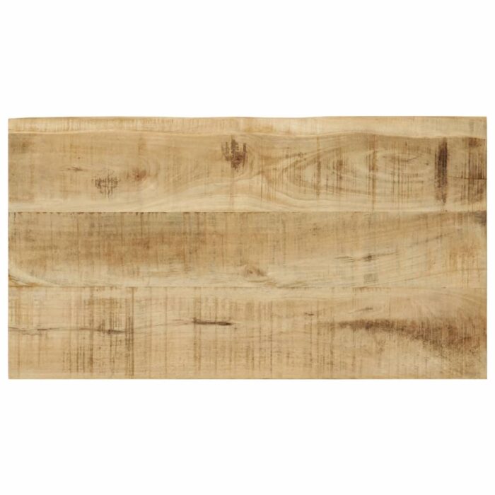 Tables gigognes 3 pcs avec bord vivant bois de manguier massif – Image 5