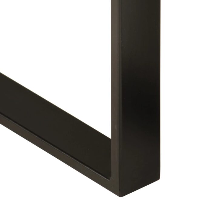 Tables gigognes 3 pcs avec bord vivant bois de manguier massif – Image 7