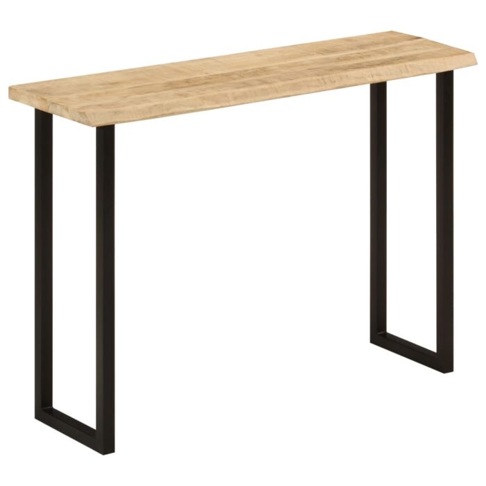 Table console à live edge 105x33x76 cm bois de manguier massif – Image 1