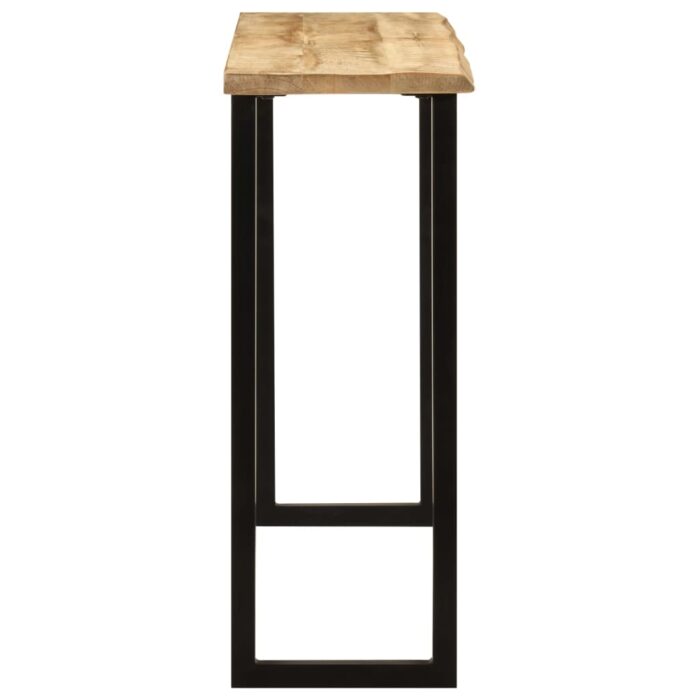 Table console à live edge 105x33x76 cm bois de manguier massif – Image 2
