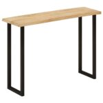 Table console à live edge 105x33x76 cm bois de manguier massif – Image 3