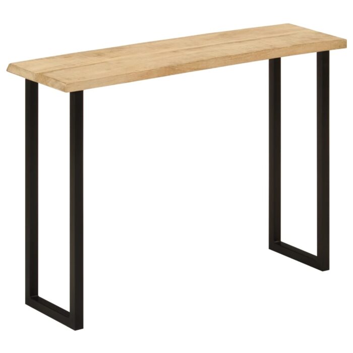 Table console à live edge 105x33x76 cm bois de manguier massif – Image 3