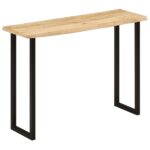 Table console à live edge 105x33x76 cm bois de manguier massif – Image 8