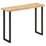 Table console à live edge 105x33x76 cm bois de manguier massif – Image 9