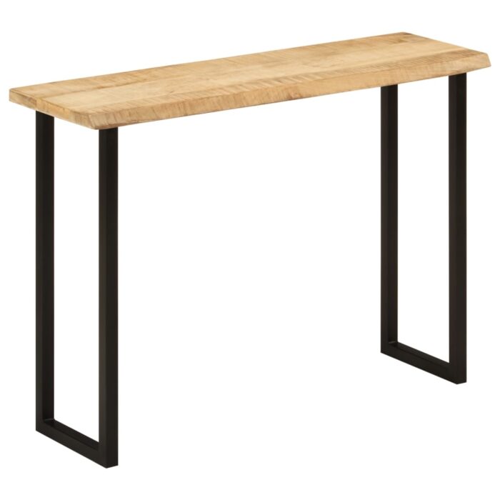 Table console à live edge 105x33x76 cm bois de manguier massif – Image 9