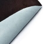 Tapis en peau de vache véritable noir 180x220 cm – Image 2
