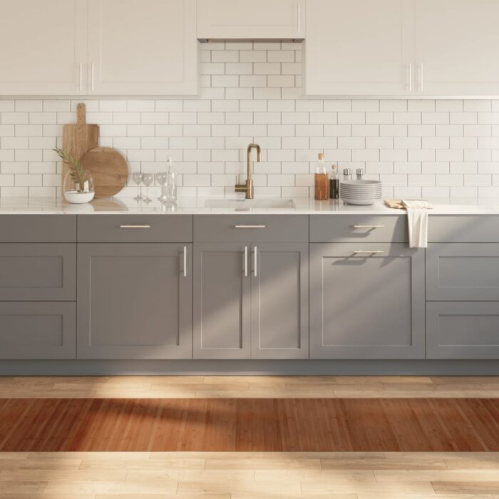 Tapis rectangulaire marron 60x300 cm bambou – Image 1