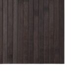 Tapis rectangulaire marron foncé 60x300 cm bambou – Image 4
